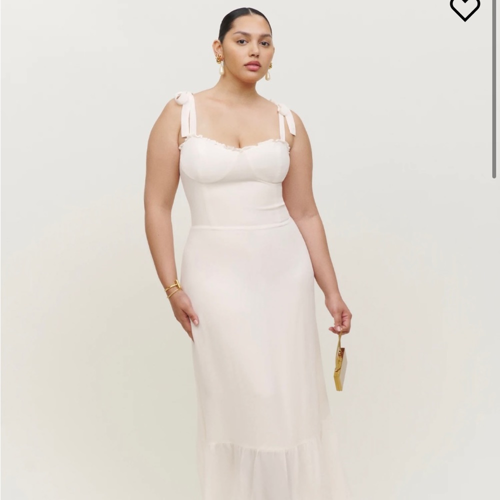 Reformation Nikita Dress in White